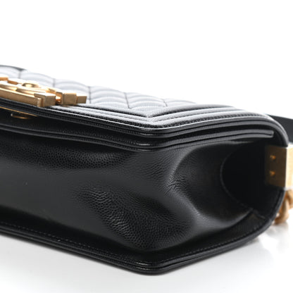 Chanel Caviar Quilted Small Boy Flap Black 9 of 9