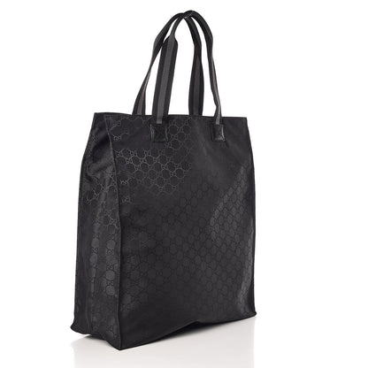Gucci Nylon Monogram Vertical Tote Black 3 of 9