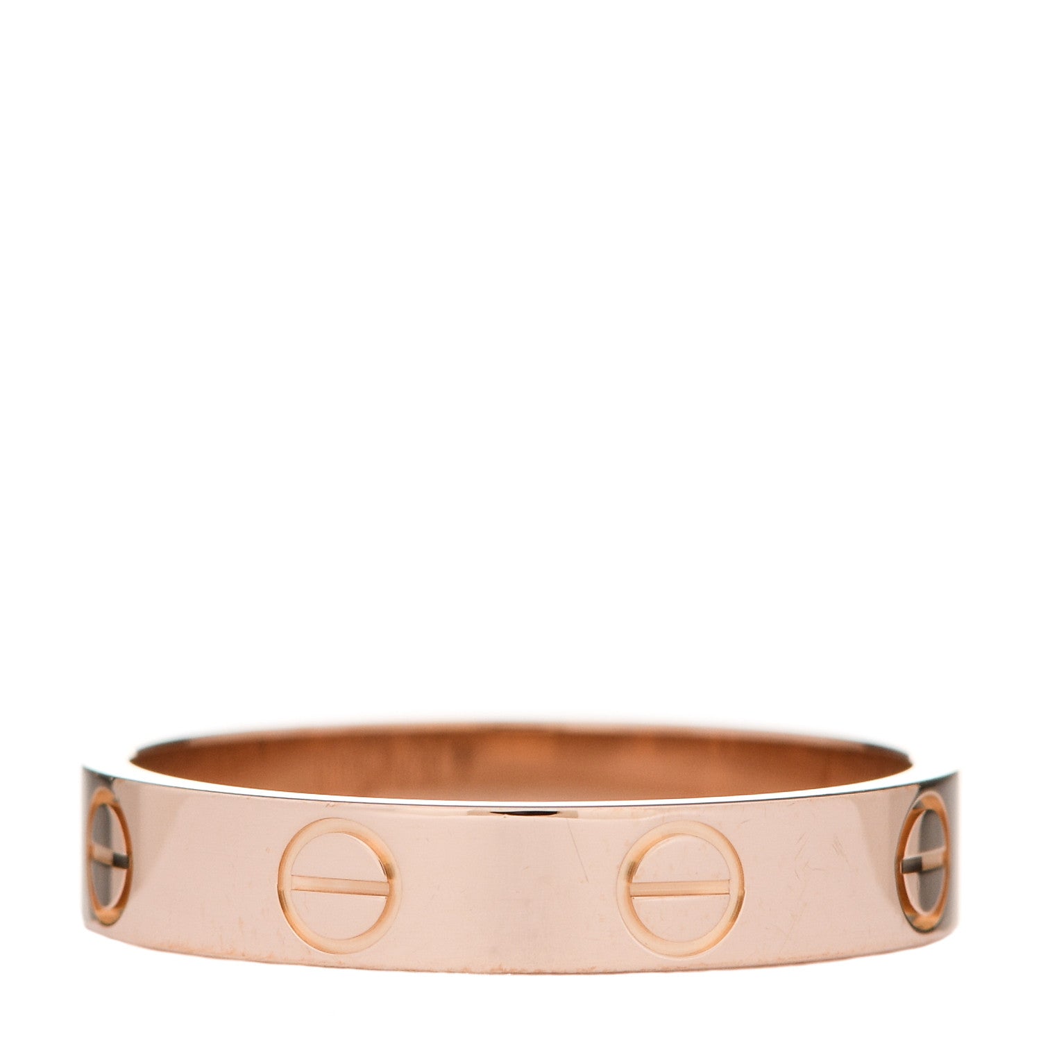 Cartier 18K Pink Gold 3.5mm LOVE Wedding Band Ring 53 6.5 3 of 4