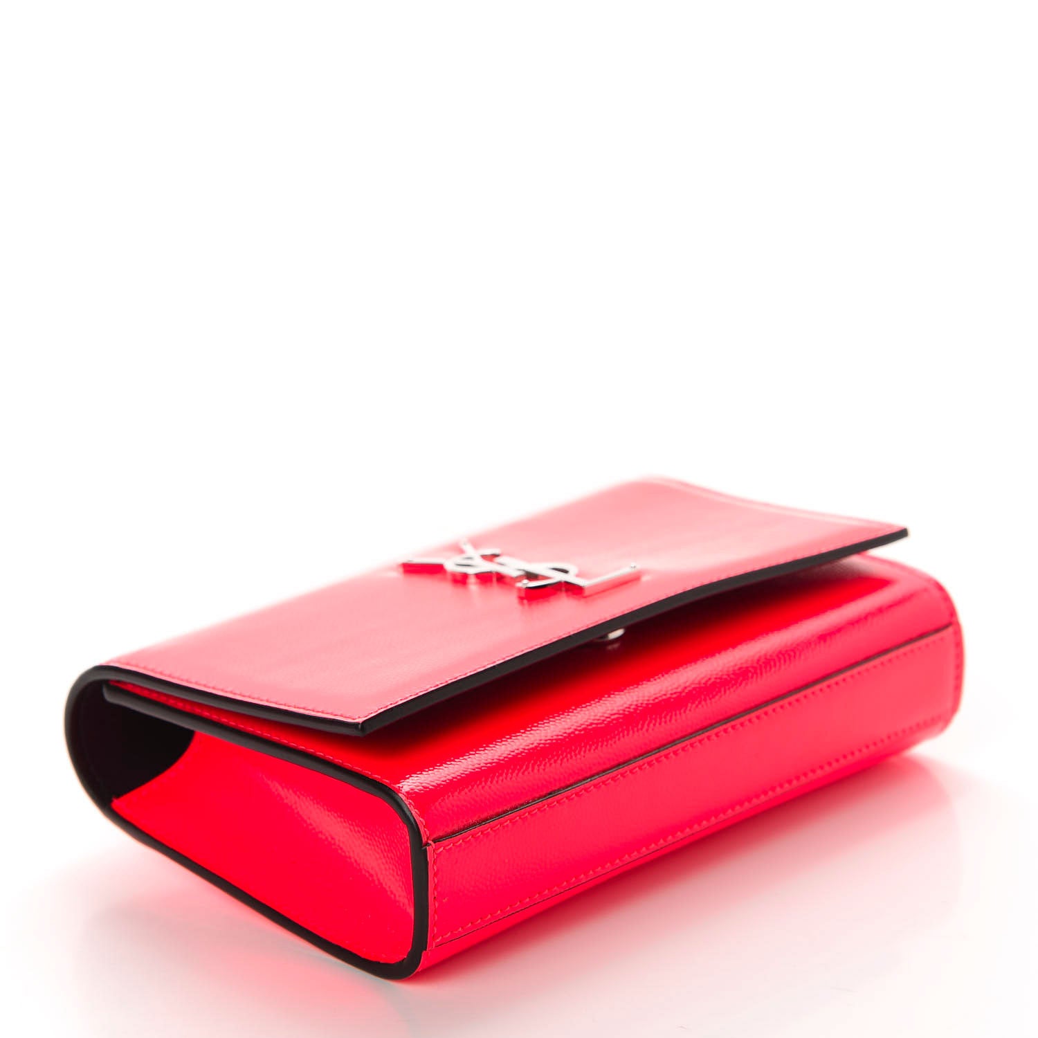 Saint Laurent Grain De Poudre Monogram Kate Belt Bag Neon Pink 4 of 9