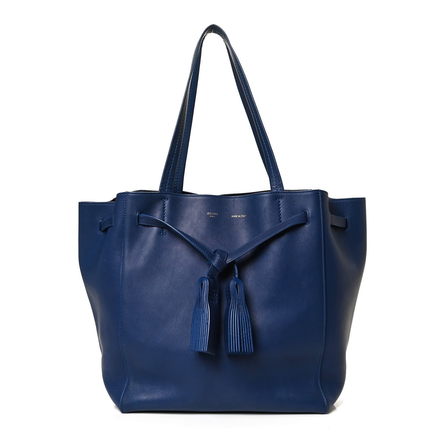 Celine Smooth Calfskin Medium Belt Cabas Phantom Royal Blue 1 of 11