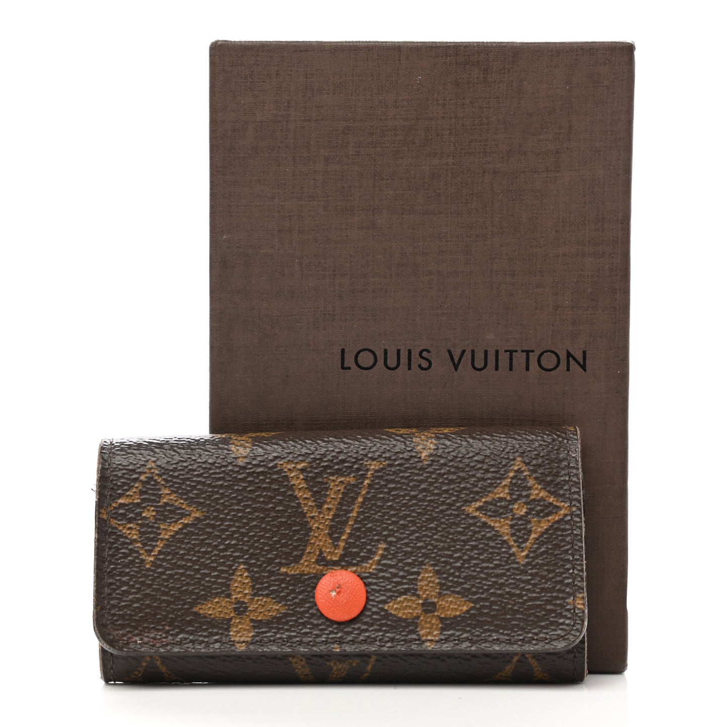 Monogram 4 Key Multicles Holder Poppy