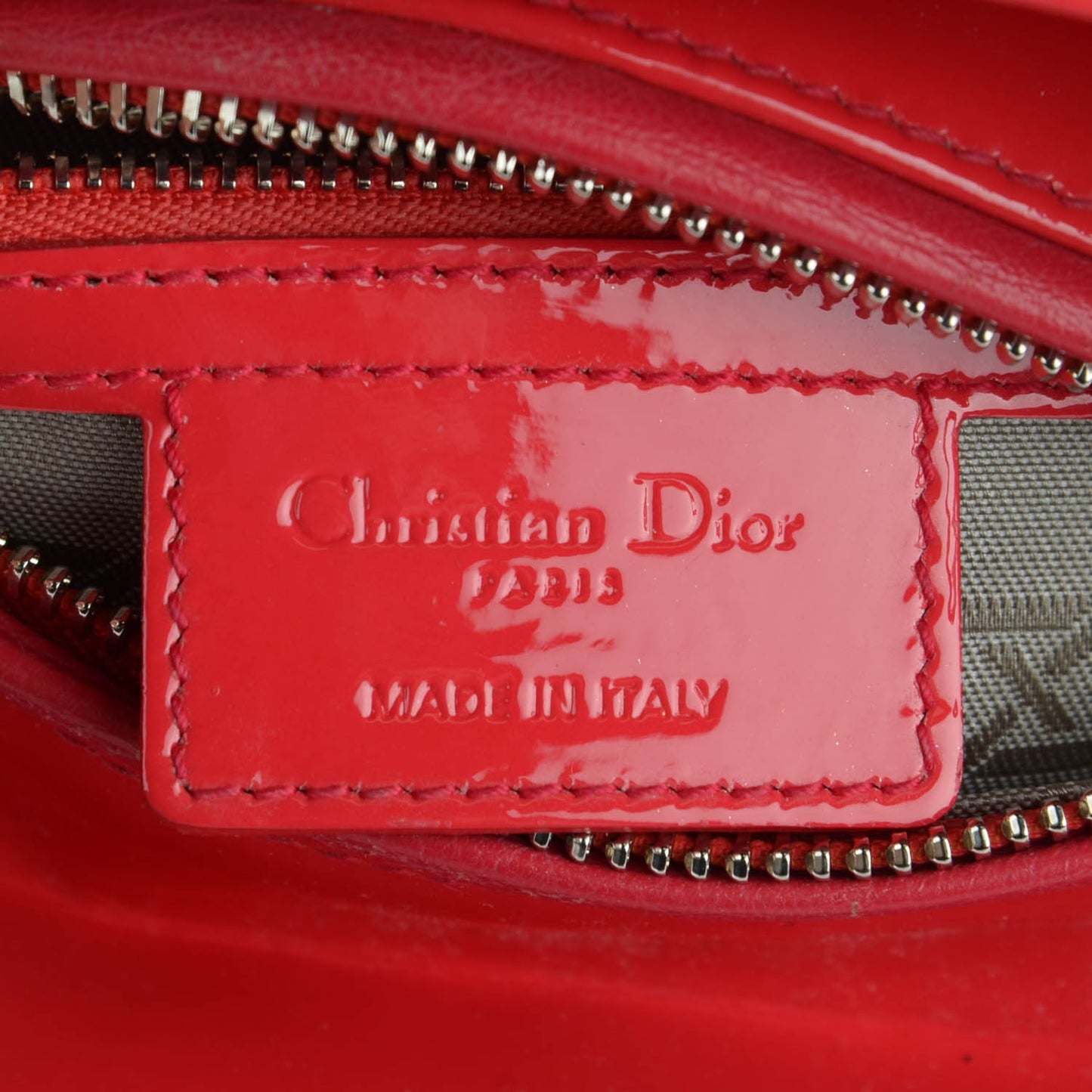 Patent Cannage Medium Lady Dior Light Coral