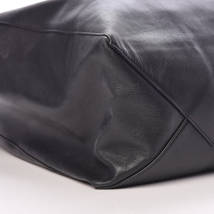 Celine Grained Calfskin Horizontal Cabas Black 7 of 9