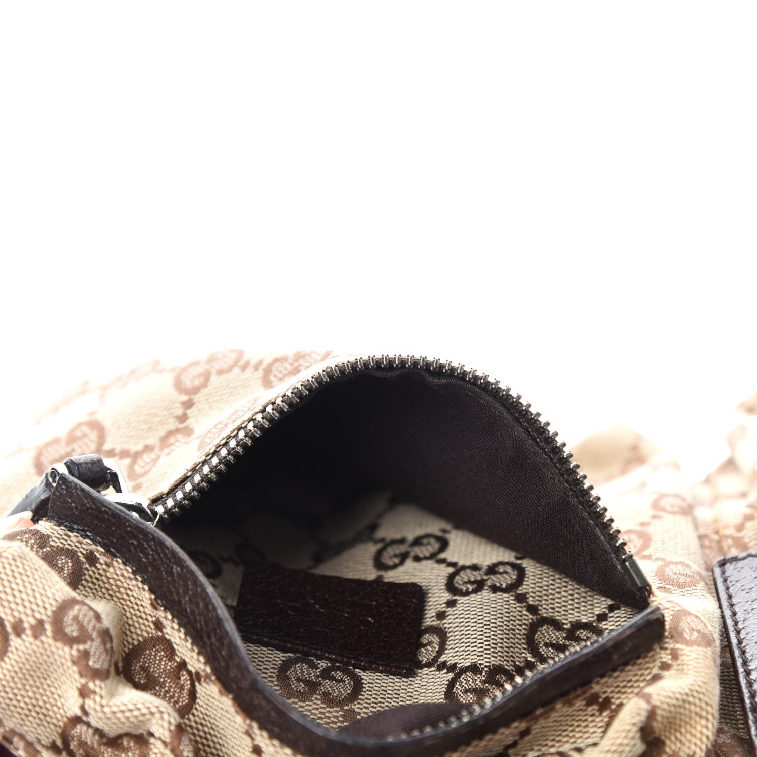 Gucci Monogram Web Belt Bag Dark Brown 6 of 11