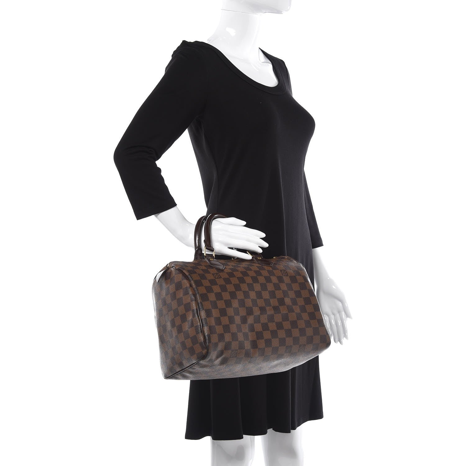 Louis Vuitton Damier Ebene Speedy 30 2 of 17