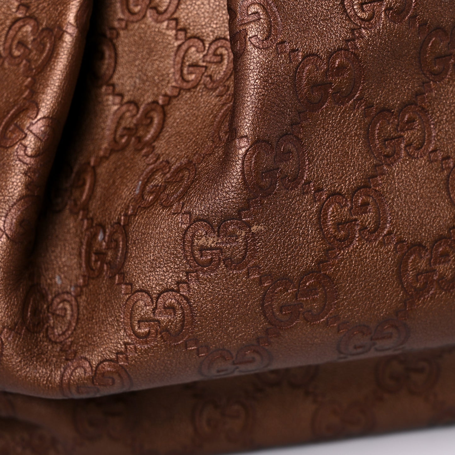 Guccissima Large Sukey Tote Bronze