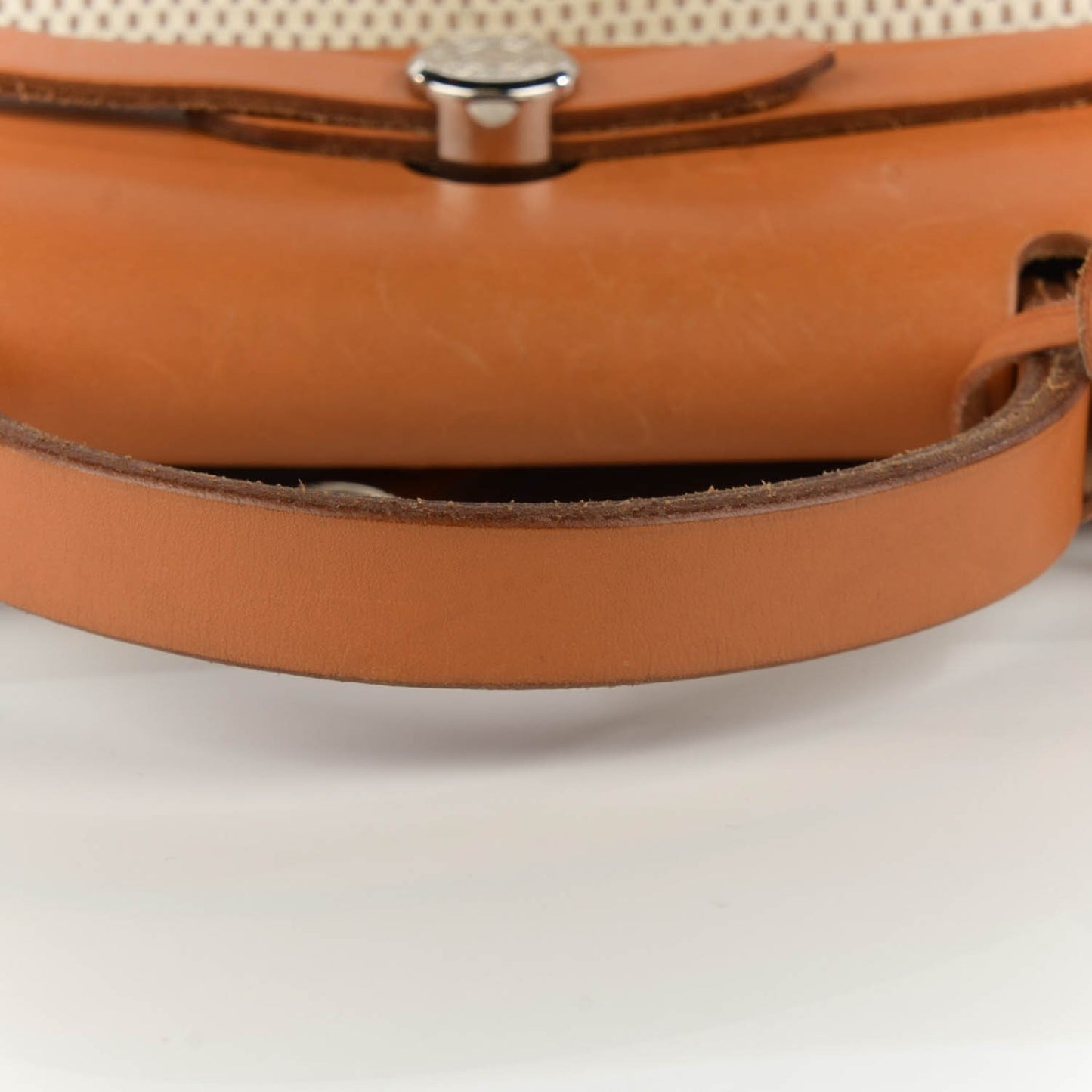 Toile Vache Calfskin Herbag 30 PM Ebene Natural