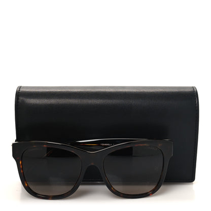 Chanel Acetate Runway Square Sunglasses 5380 Dark Tortoise 8 of 8
