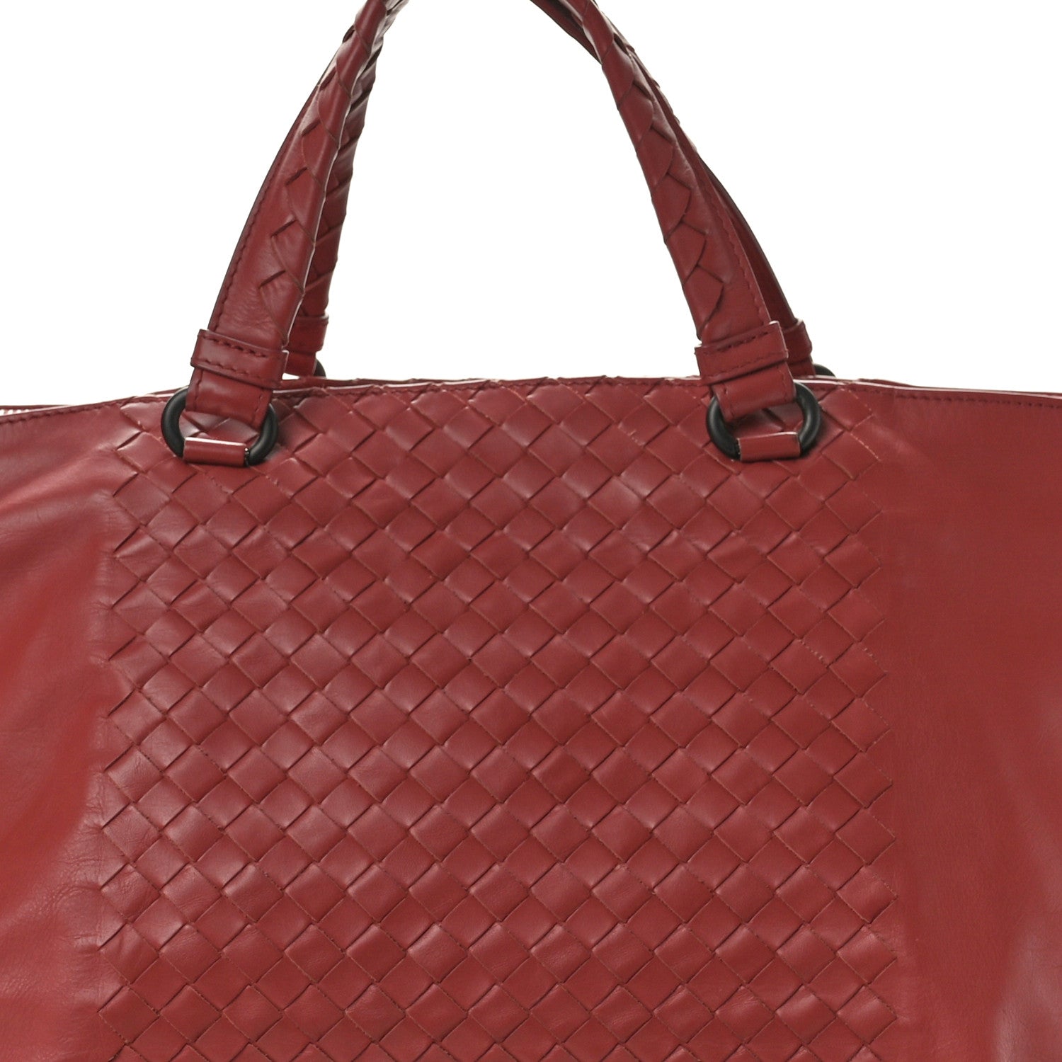 Bottega Veneta Calfskin Intrecciato Leggero Tote 7 of 9