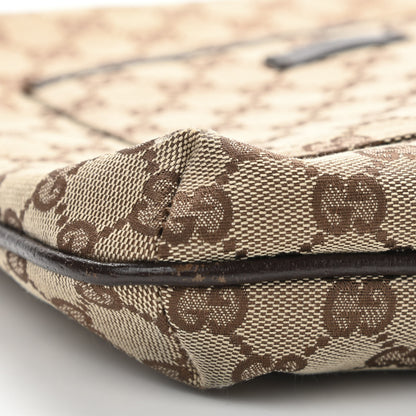 Gucci Monogram Flat Messenger Bag Dark Brown 9 of 15