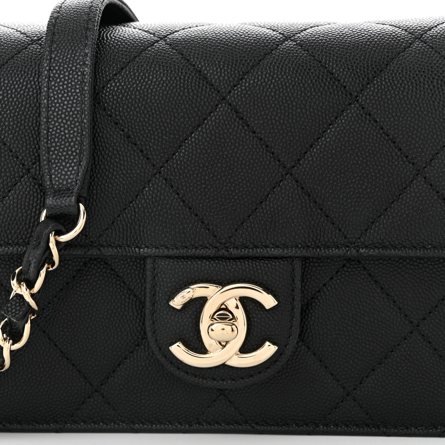 Chanel Caviar Quilted Like A Wallet Flap Black 8 of 10