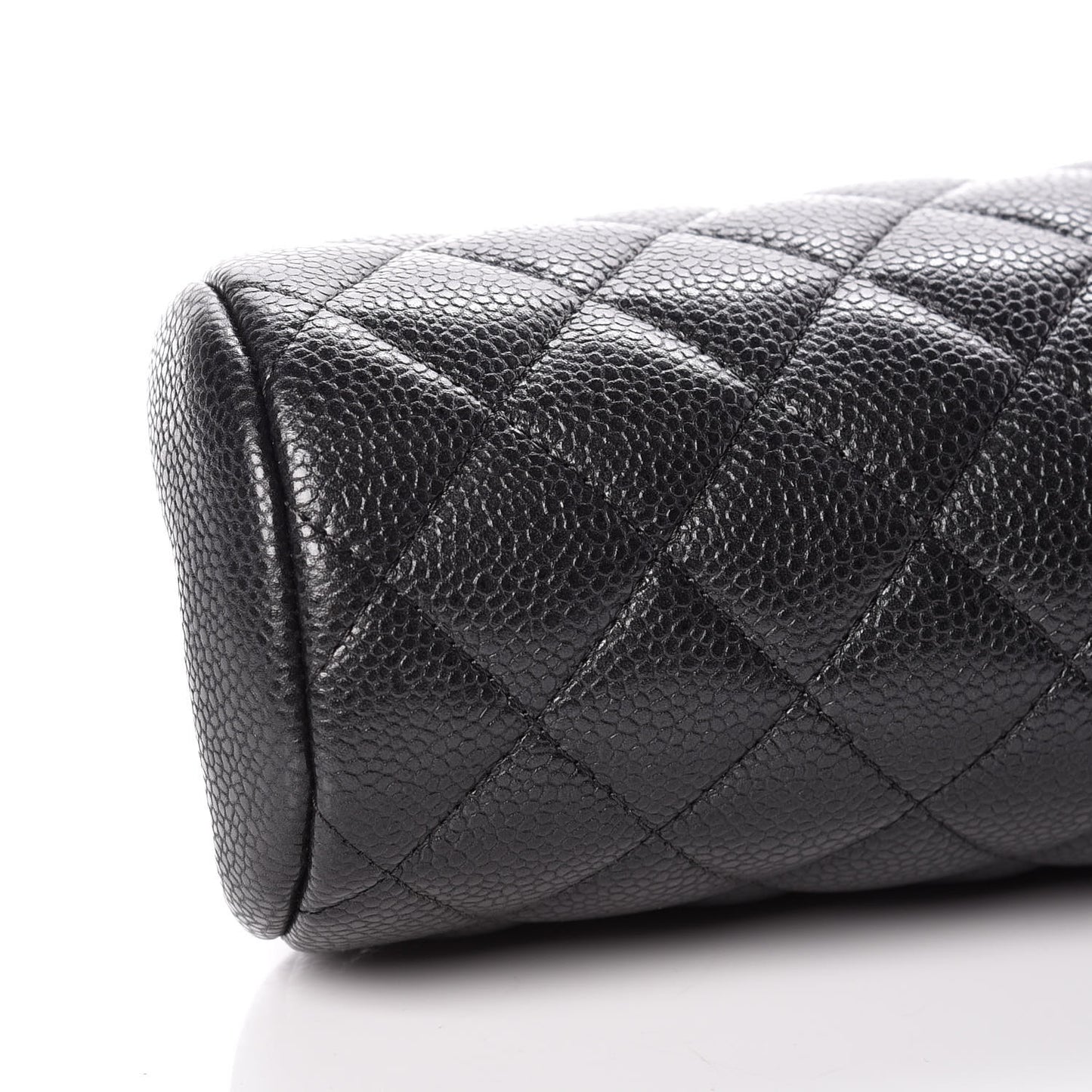 Caviar Quilted Timeless Clutch Black