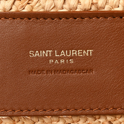 Saint Laurent Raffia Icare Shopping Tote Natural 8 of 14