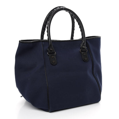Balenciaga Canvas Classic Hardware S Sunday Tote Navy 3 of 9
