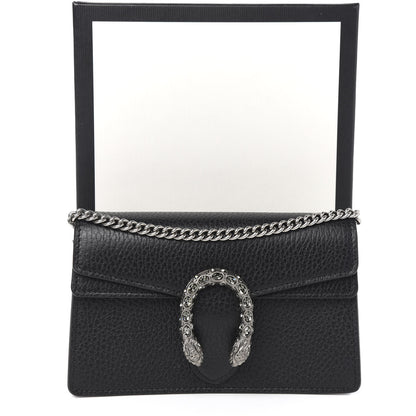 Gucci Calfskin Super Mini Dionysus Shoulder Bag Black 9 of 9