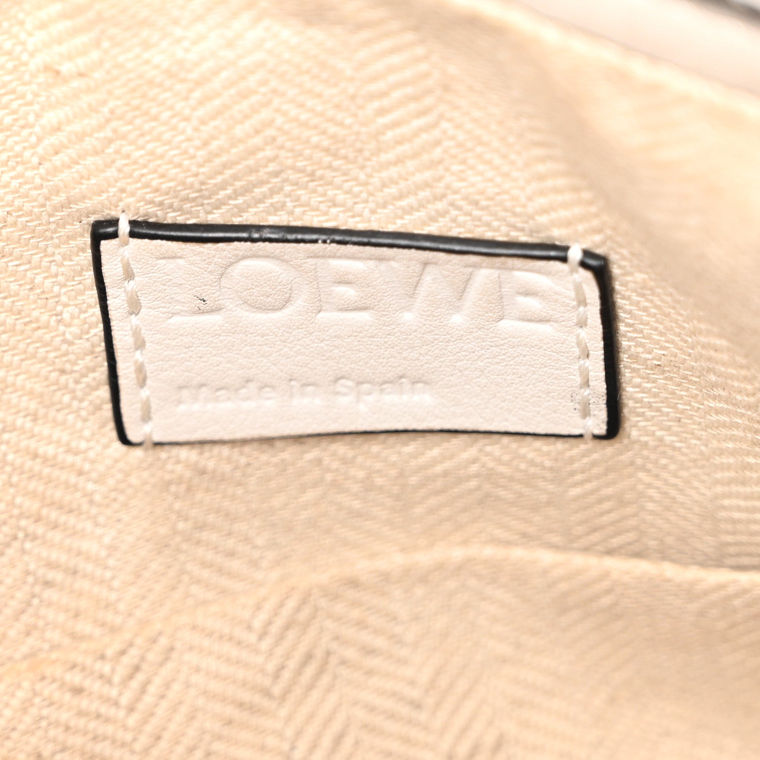 Loewe Calfskin Puzzle Hobo White 6 of 10