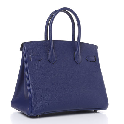 Hermes Epsom Birkin 30 Bleu Encre 3 of 28