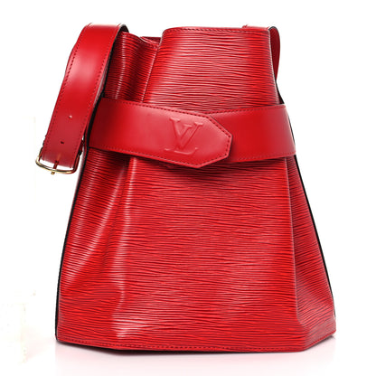 Louis Vuitton Epi Sac D'epaule Castillan Red 1 of 8