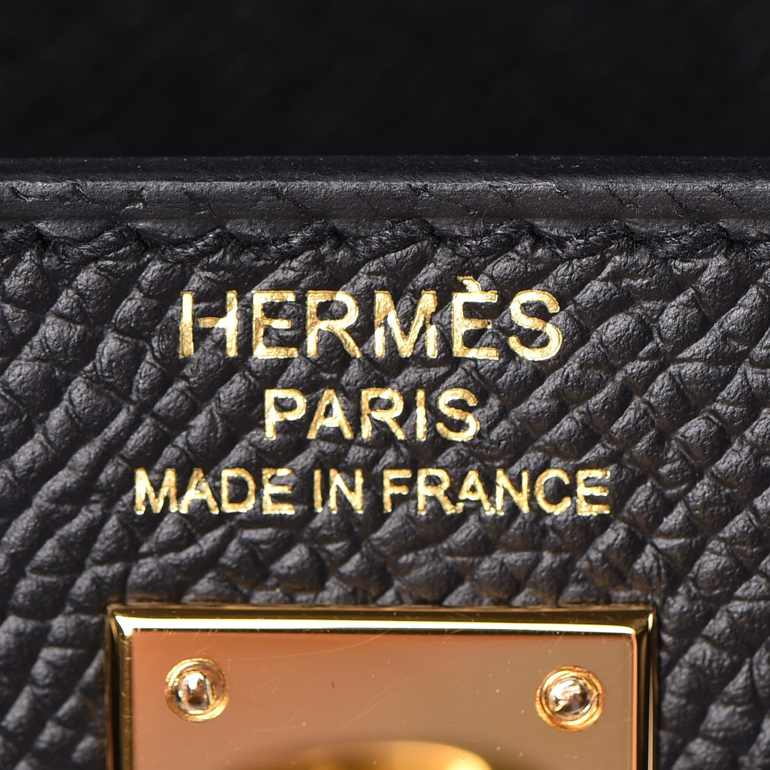 Hermes Epsom Kelly Sellier 25 Black 19 of 37