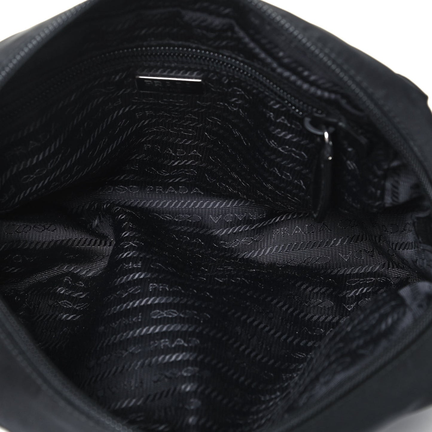 Tessuto Nylon Clutch Wristlet Black