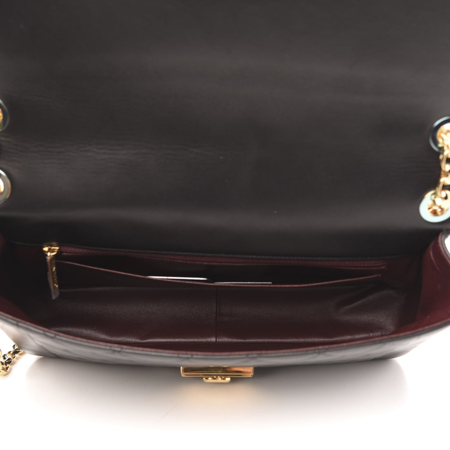 Lambskin Quilted Large Chic With Me Flap Black