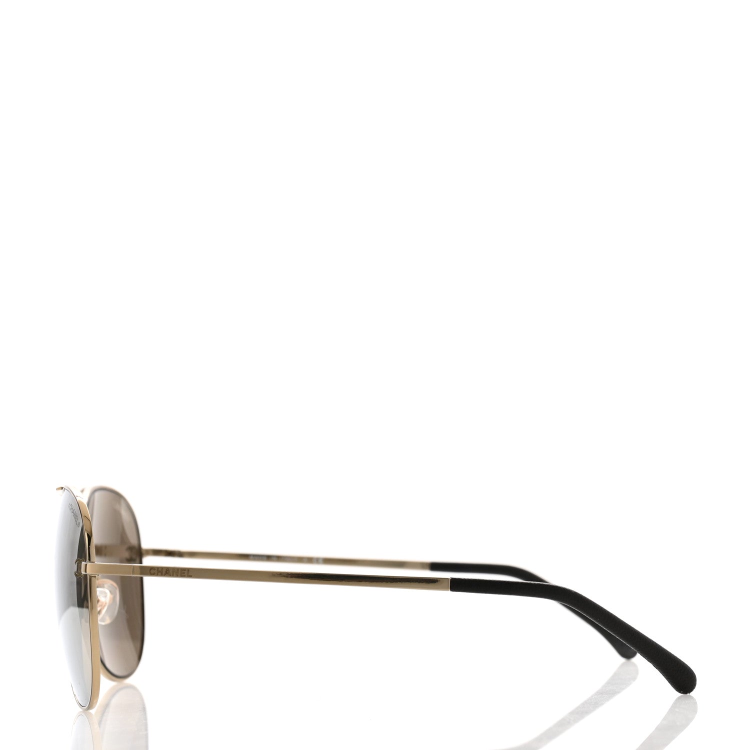 Chanel Aviator CC Sunglasses 4189-T-Q Black 3 of 8