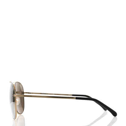 Chanel Aviator CC Sunglasses 4189-T-Q Black 3 of 8