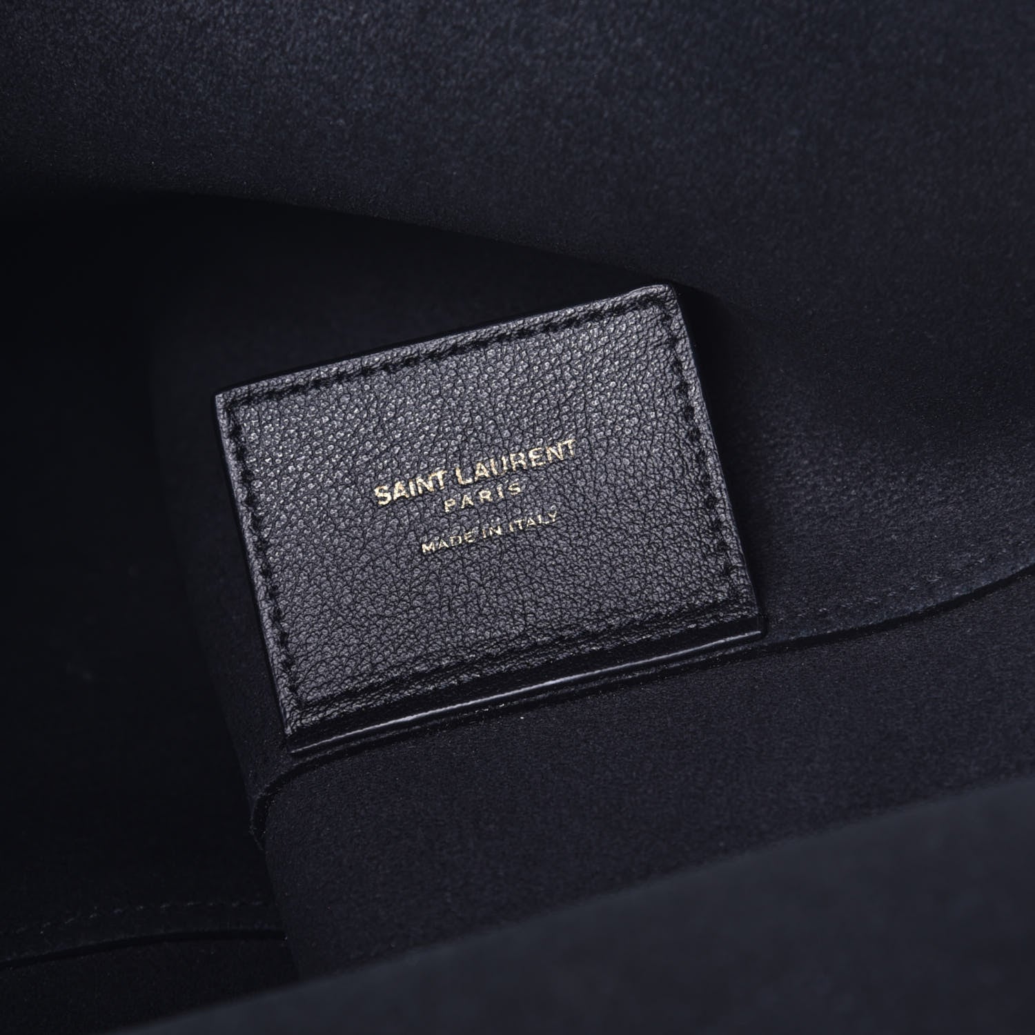 Saint Laurent Calfskin Large Shopping Tote Black 6 of 9