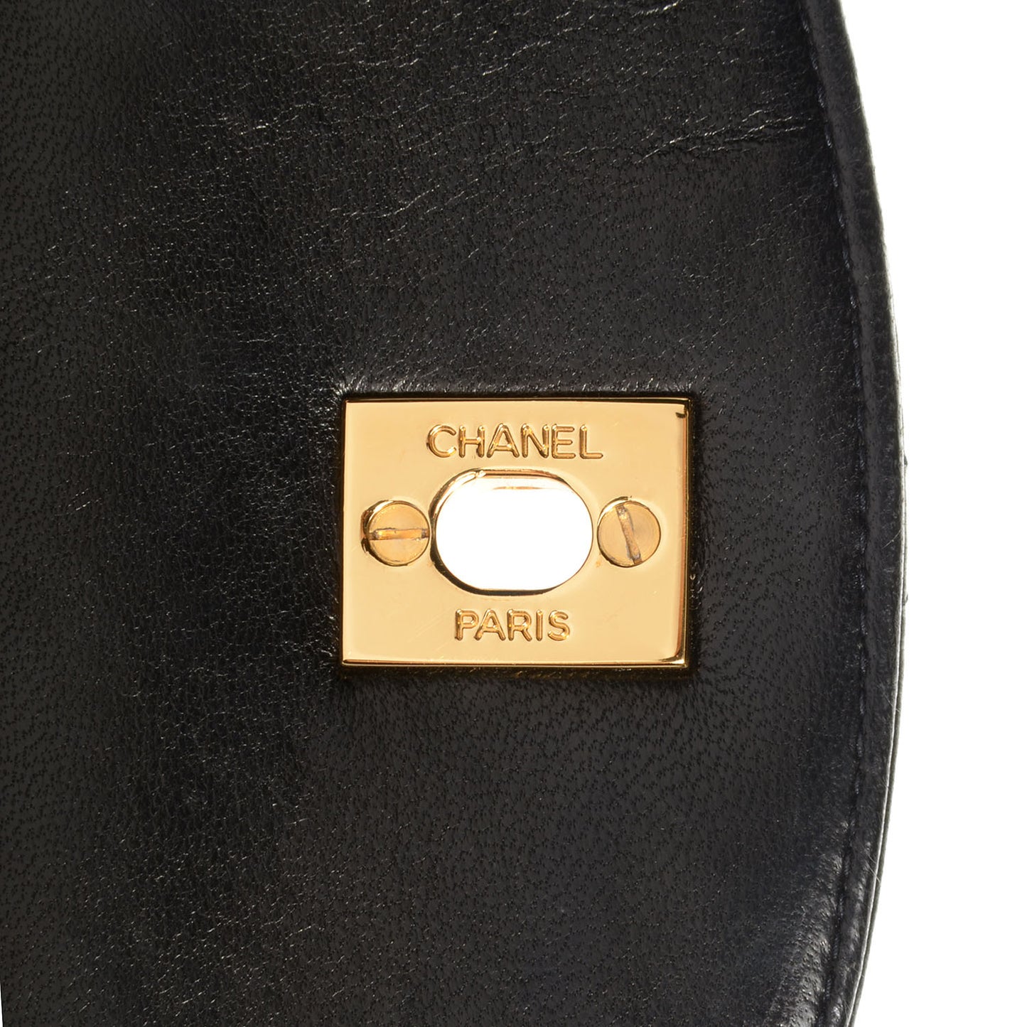 Lambskin Quilted 5 Chain Small Flap Black