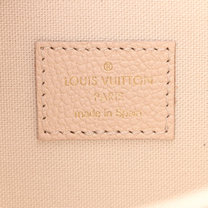Louis Vuitton Empreinte Monogram Giant By The Pool Felicie Pochette Chain Wallet Creme Rose Trianon 7 of 11