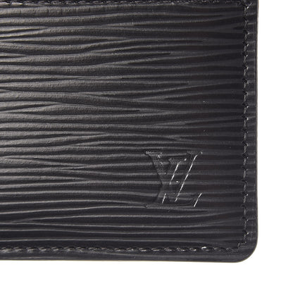 Louis Vuitton Epi Card Holder Black 7 of 8
