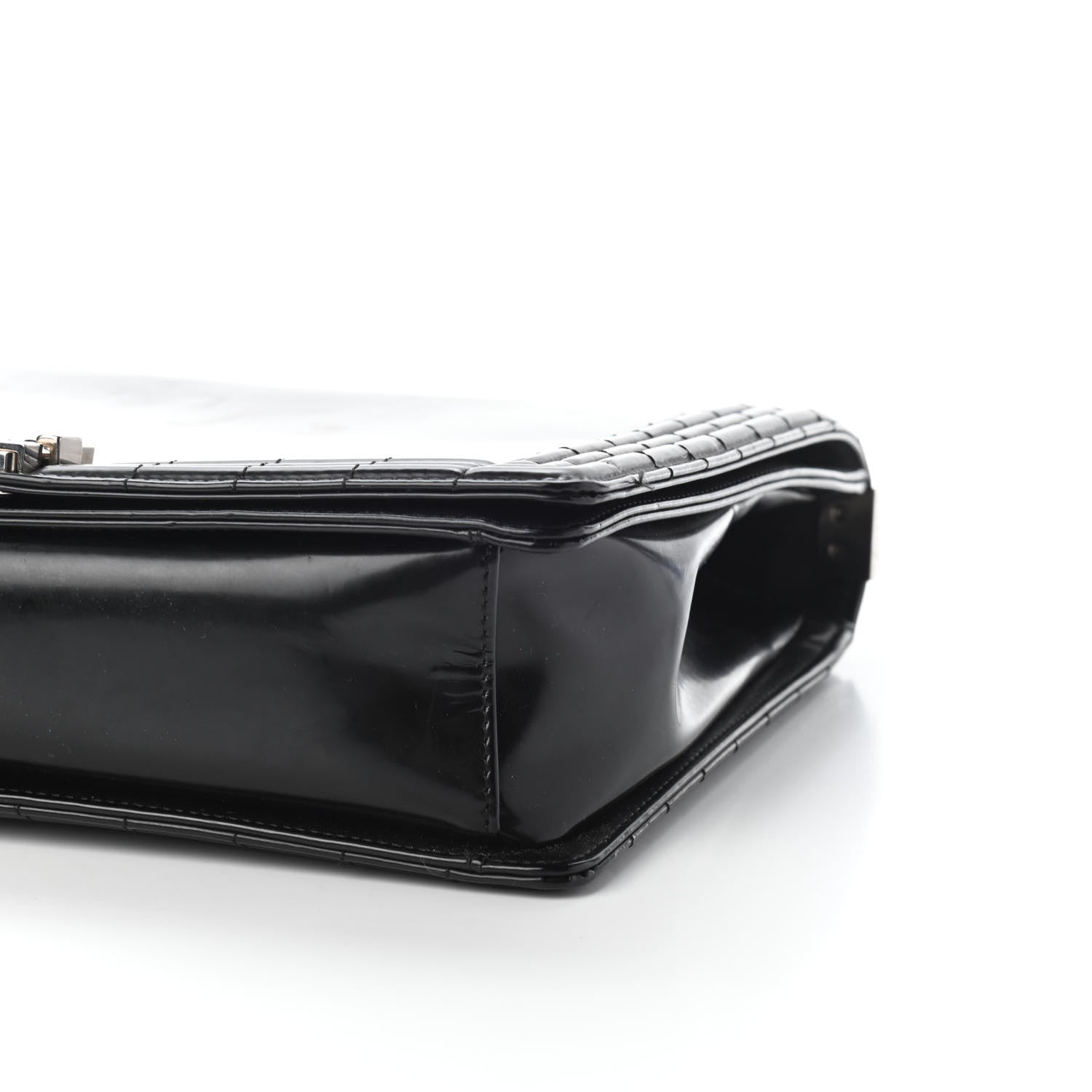 Chanel Glazed Calfskin Large Boy Flap Black 9 of 10