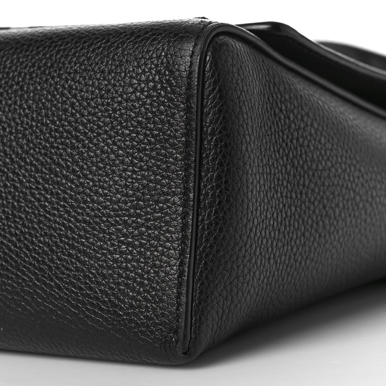 Burberry Grainy Calfskin Vintage Check Note Crossbody Bag Black 8 of 9