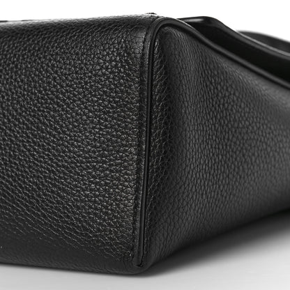 Burberry Grainy Calfskin Vintage Check Note Crossbody Bag Black 8 of 9