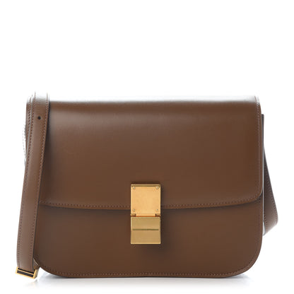 Celine Box Calfskin Medium Classic Box Flap Bag Camel 1 of 9
