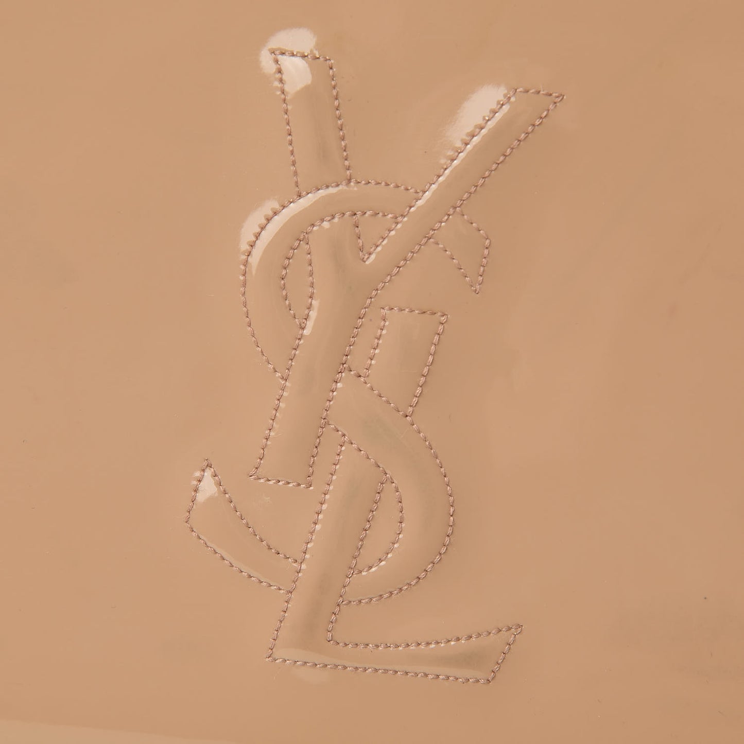 Patent Calfskin Monogram Large Belle De Jour Clutch Chair
