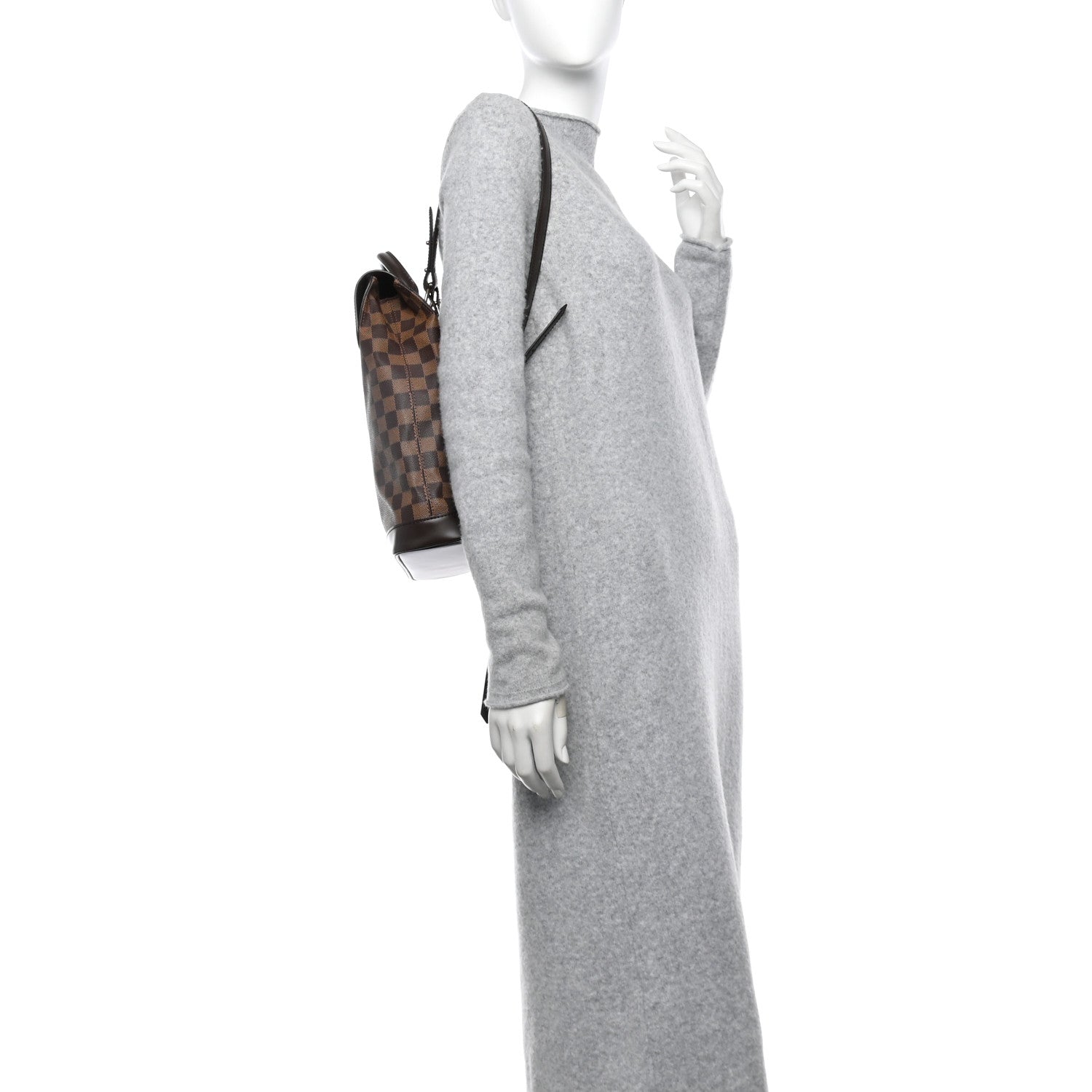 Louis Vuitton Damier Ebene Soho Backpack 2 of 12