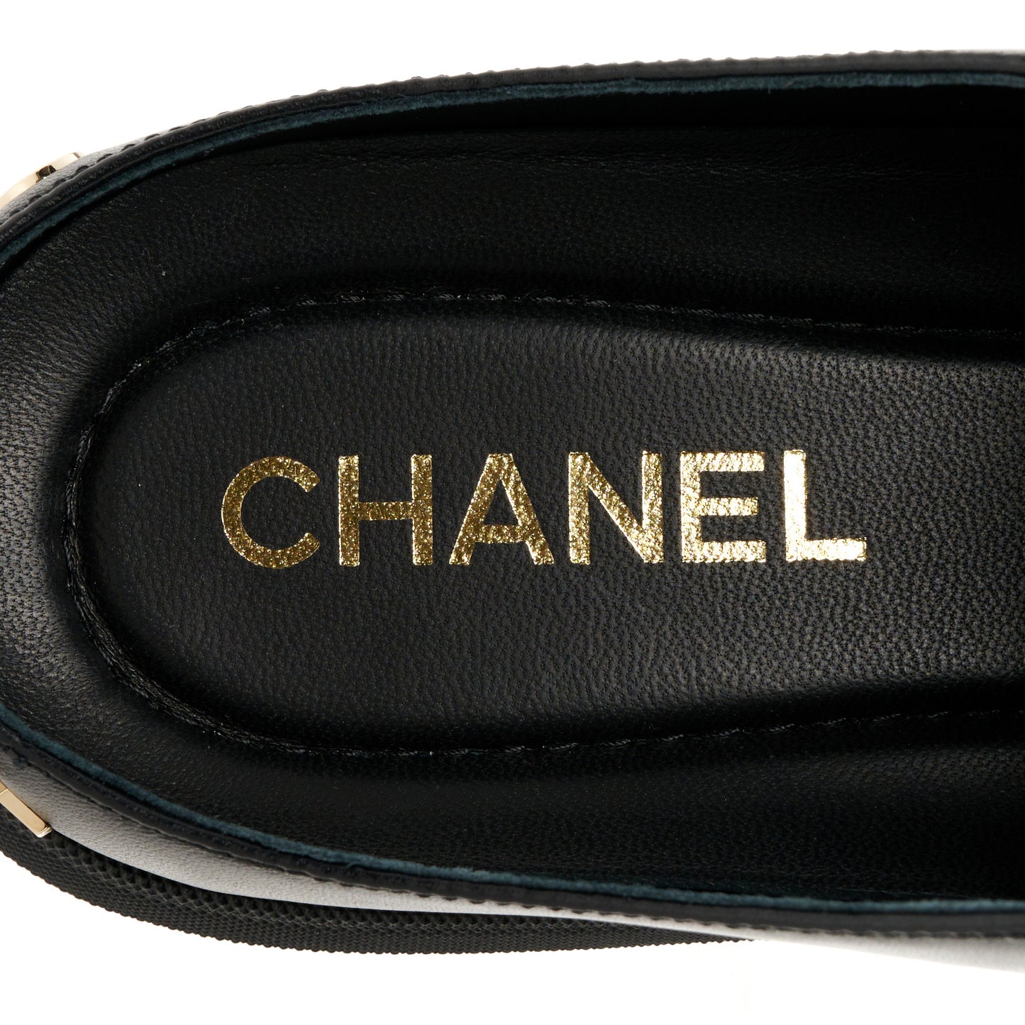 Lambskin Grosgrain Cap Toe Sneaker Mules 40 Black
