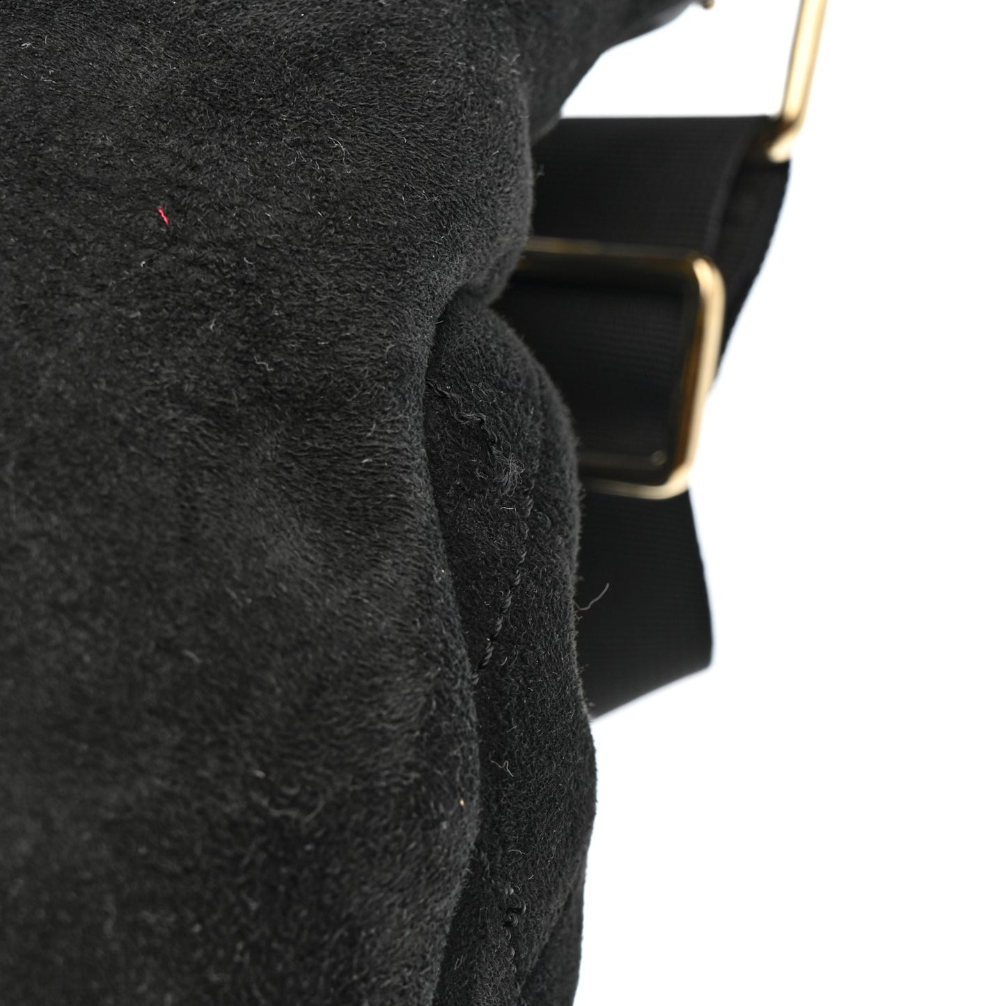 Suede Sparkling Winter Messenger Black