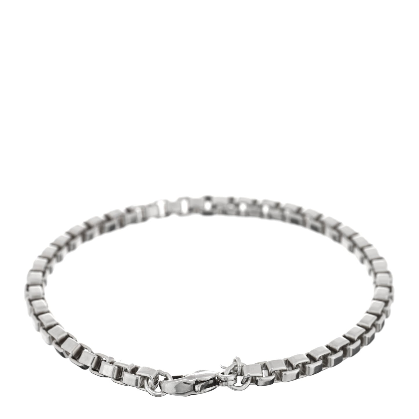 Sterling Silver 4mm Venetian Link Bracelet