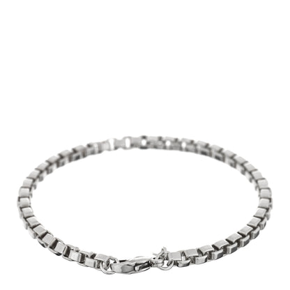 Tiffany Sterling Silver 4mm Venetian Link Bracelet 2 of 4