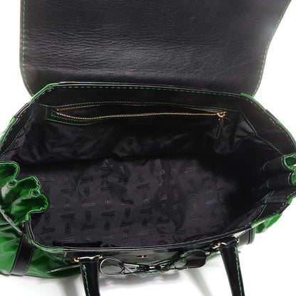 Gucci Dialux Large Queen Tote Green 5 of 7