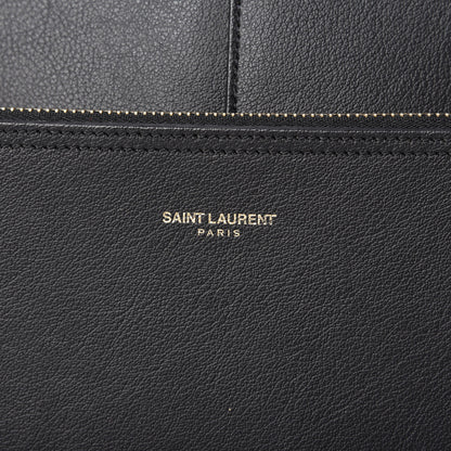 Saint Laurent Calfskin Large Shopping Tote Black 9 of 10