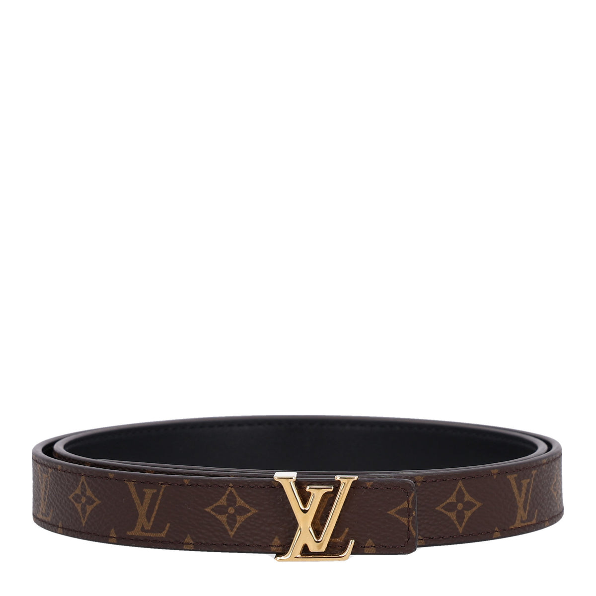 Calfskin Monogram 20mm LV Iconic Reversible Belt 85 34 Black