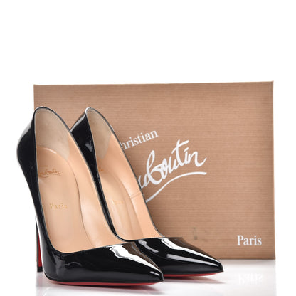 Christian Louboutin Patent So Kate 120 Pumps 40 Black 8 of 8