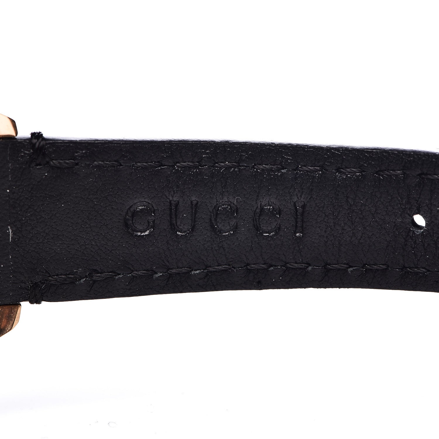 Gucci Stainless Steel Calfskin 29mm GG2570 Quartz Watch Black 8 of 11