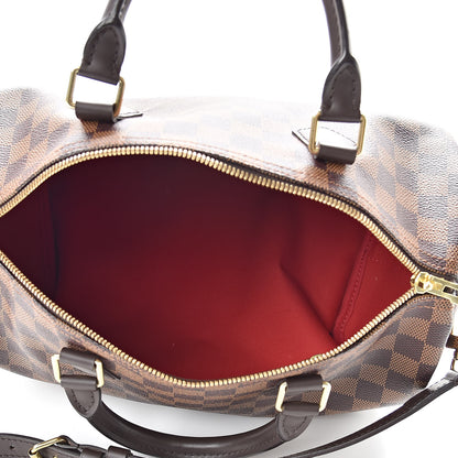 Louis Vuitton Damier Ebene Speedy Bandouliere 30 5 of 13