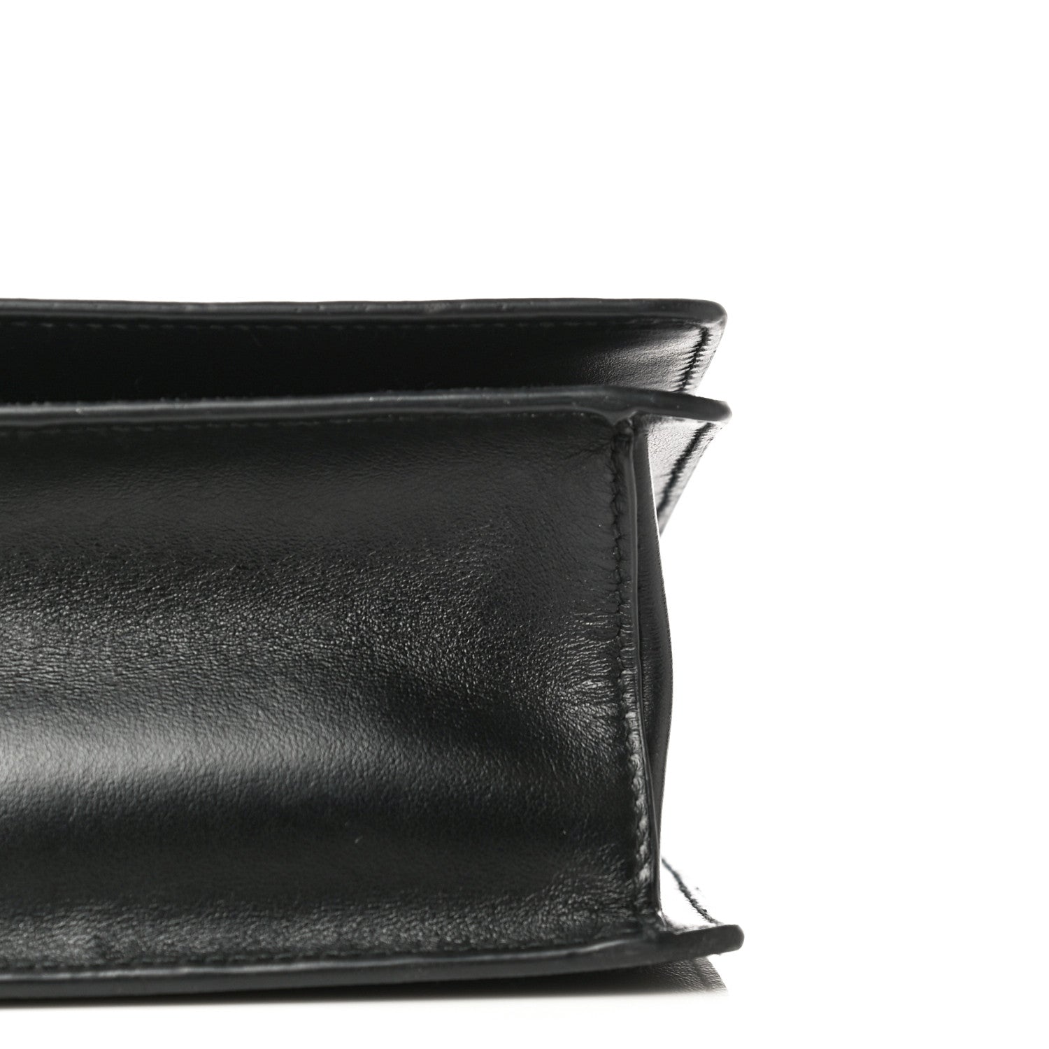 Prada Saffiano Soft Calfskin Chain Crossbody Bag Black 11 of 11