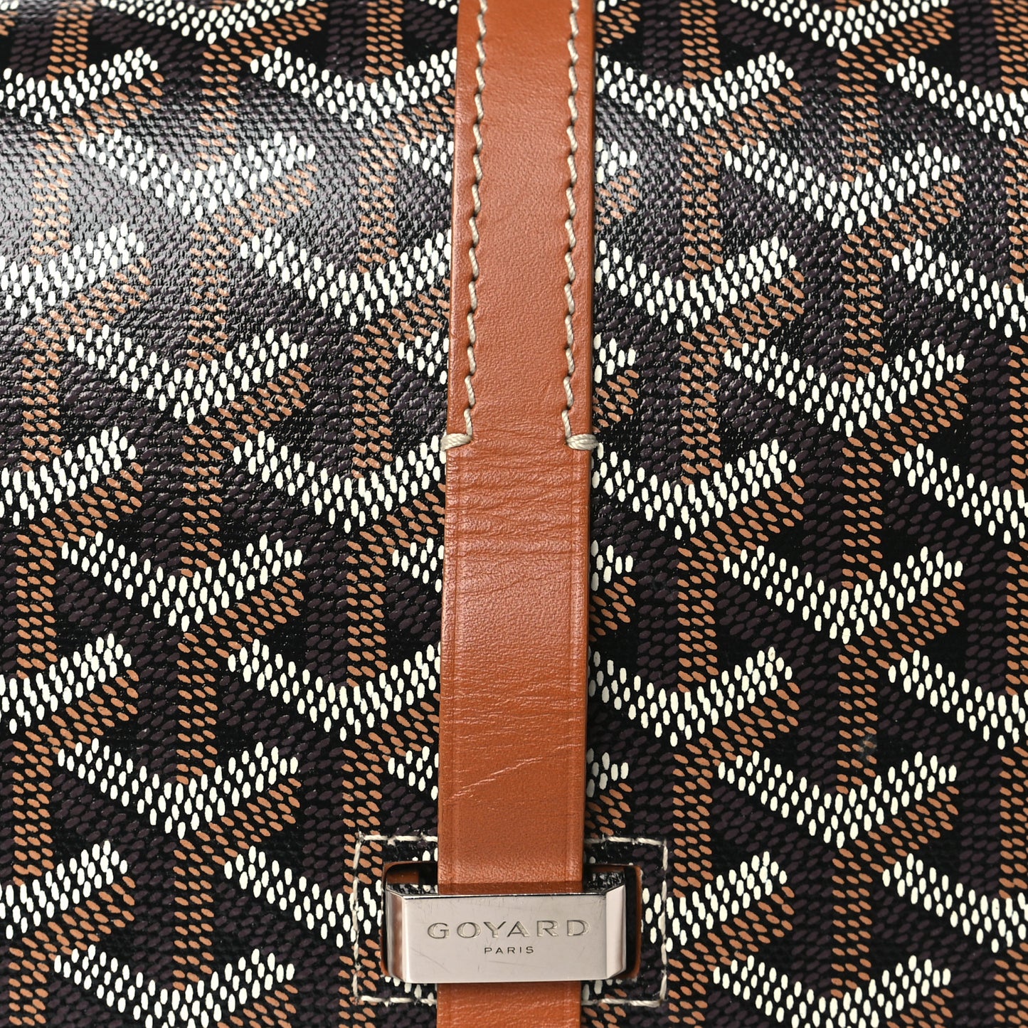Goyardine Belvedere II PM Messenger Bag Black Gold